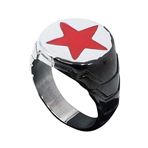 Winter Soldier Metal Symbol Ring - Size 10