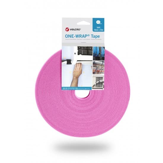 Velcro 10 mm One Wrap Rose : oubliez les nœuds de fils et regroupez vos câbles