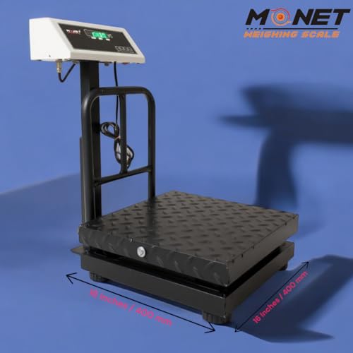 Image of MONET Weighing Scale | For Industrial And Commercial Use | Size 16 * 16 inches | Weight Limit 150kg
