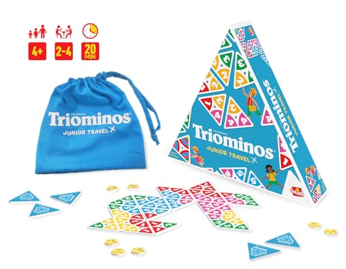 Triominos Junior Travel '24 - Jeu de société - GOLIATH, 21.5 cm x 5 cm x 18.5 cm - Image 3