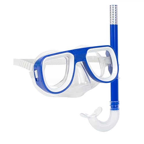 The Secret Home - Kit de de Buceo Unisex - Gafas de Buceo Ajustables para Adultos - Accesorios para Verano Fabricado en PVC - Set Ideal para Playa - Varios Modelos (Gafas de Buceo + Tubo - 2)