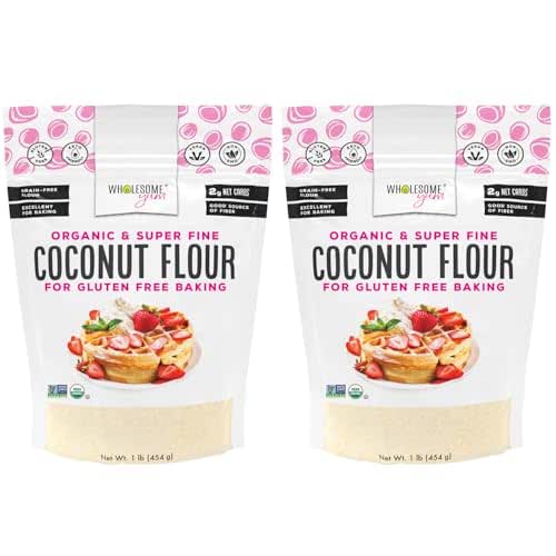 Wholesome Yum Premium Organic Coconut Flour For Baking & More