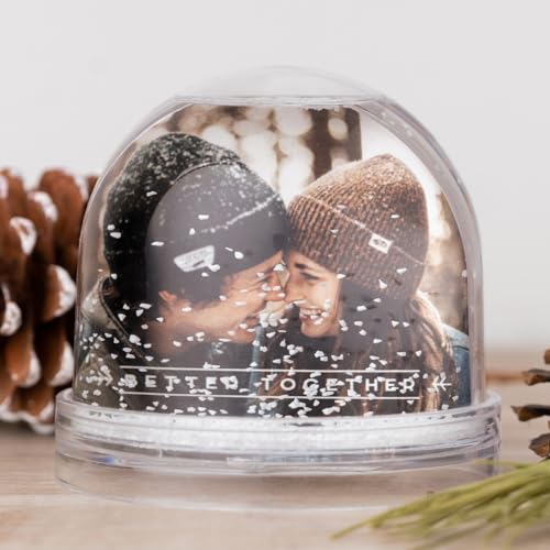 Wanapix | Personalisierte Schneekugel Mit 2 Fotos | Originelles...