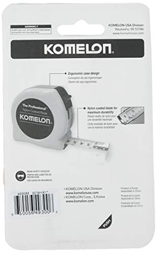 Komelon 4930Im The Professional 30-Foot Inch/Metric Scale Power Tape, Yellow #TOP4