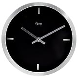 Equity 20776 10" Brushed Aluminum Analog Clock