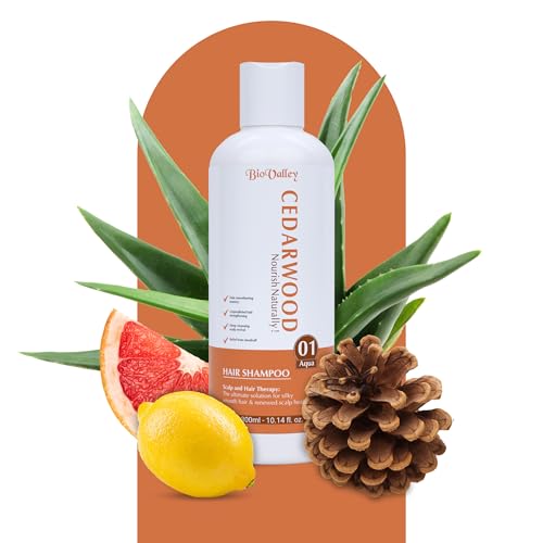 Cedarwood Shampoo Hair Fall Control, Paraben-free, SLS-free, 100% Natural, and Cruelty-free, Reduce Hair Loss & Strengthen – 300ml