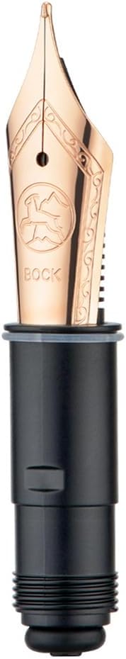 Asvine German Bock #6 Replacement Fountain Pen Nib, Blue Color Extra Fine Point, Equipped with O Rings