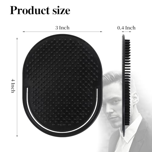 6 Peines Palm para Hombre, Masajeador Portátil miniatura 2