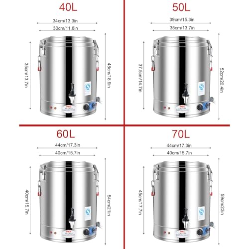 Olla aislada de gran capacidad con control de temperatura para agua y café 2