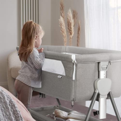 Cowiewie 7-Height Adjustable Bassinet