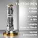 POSEIDON Tattoo Pen Set, Cordless Tattoo Gun Kit Tattoo Kit with 2Pcs Battery and 20 Pcs Tattoo Cartridge Needles, Complete Tattoo Machine kit Tattoo Supplies for Beginners