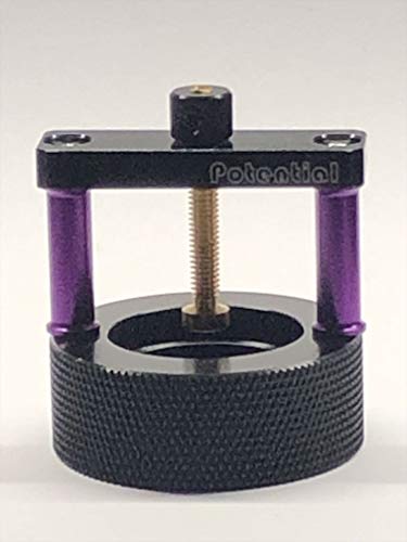 ◆Potential Racing◆ ホイールピアッサー（ミニ四駆ホイール貫通工具） (ブラックｘパープル)のサムネイル