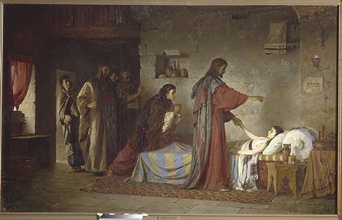 Poster L'Élevage de la fille de Jaïrus Polenov impression toile deco murale 50x70
