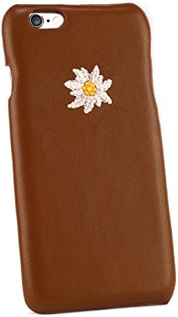 backcase Genuine leather case iPhone 6-s - brown Edelweiss Octoberfest edition