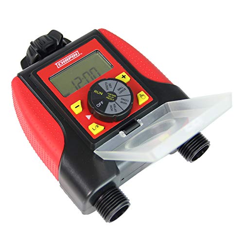 Chapin 41003 Dual Zone Water Timer with Water Resistant Construction, Numerous Options for Frequency of Watering/Duration of Watering Settings and up to 116 PSI, Red/Black - Thumbnail 4