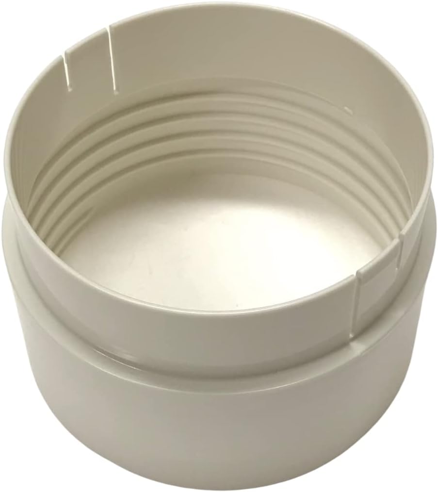 Adaptador de brida recta de aire acondicionado compatible con números de modelo Delonghi PACCN120E, PACCN120EEX1, PACEL275HGRKC3AWH