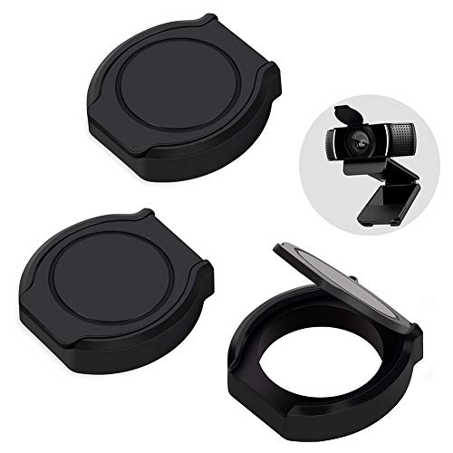 Webcam Privacy Cover, Shutter Protects Lens Cap Hood Covers with Strong Adhesive, Protecting Privacy and Security for Logitech HD Pro Webcam C920 & C930e & C922 & C922X Pro Stream Webcam