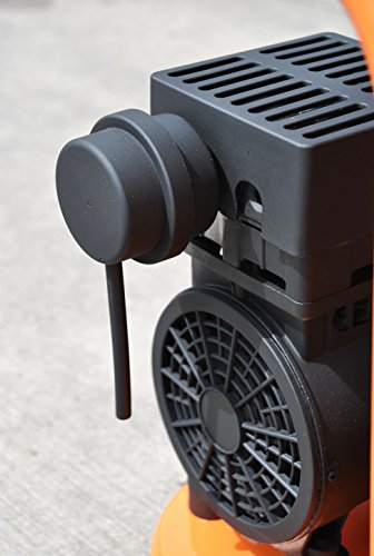EMAX Hulk Portable Air Compressor - 1hp 4 Gal. Silent Air Compressor with Oil Free Pump & 120 Max PSI - HP15P004SS