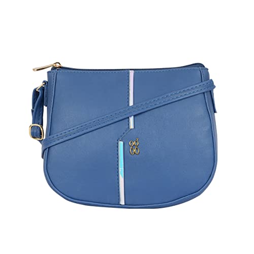 Image of Baggit Women Saddle Sling Bag Xxs Size | Ladies Stylish Casual Cross Body Purse Handbag