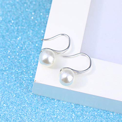Perles d'eau douce boucles d'oreilles argent 925 cadeau pierre de naissance - 2