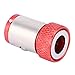 5Pcs Screwdriver Magnetic Ring Anti Slip Aluminum Alloy Strong Magnetic Screw Fixing Accessories for 1/4 Screwdriver Bits (Red)