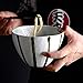 WEI-LUONG Dining Stile Dipinto a Mano Strisce di Ceramica da tavola Ceramica Ciotola Kitchen