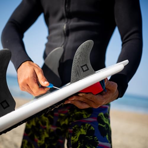 image for Surf Squared Twin Trailer Fin - Solid Fiberglass for Lightweight Durab