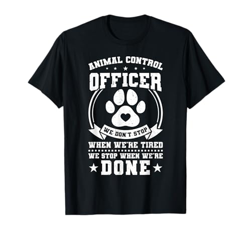 Oficial De Control De Animales Camiseta