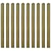 Produktbild vidaXL 20x Kiefernholz Imprägniert Zaunlatte Holzzaun Gartenzaun Zaunbrett Zaunlatten Zaunbretter Balkonbrett Holz Zaun Brett Dichtzaun 120cm