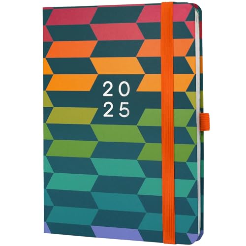 Boxclever Press Everyday 2025 Diary A5 Week to View. Appointment Diary 2025 with Vertical Layout. A5 Diary 2025 Week to View runs Jan - Dec'25. Planner 2025 with Space for Times & To-Do Lists.