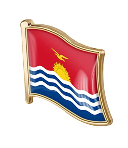 Image of vmcoatdu Country Flag Pin Badge International Travel Brooch Metal Alloy Souvenir Pin for Hat Clothes Backpack