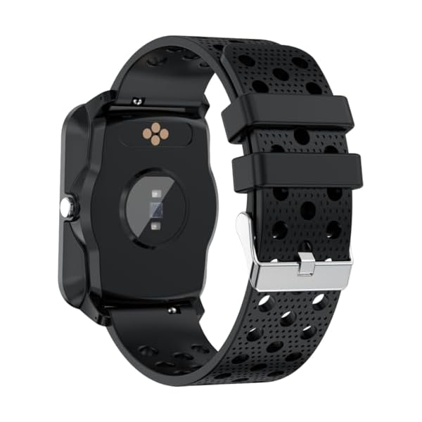 bemi Smartwatch Fitness Tracker - Heart Rate Monitor, Blood Oxygen, Sleep Tracking, Pedometer Step Calories Tracker - 1.5 Inch Touchscreen IP68 Waterproof Women Men - Black - Image 3