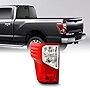 AKKON - Fits 2016-2022 Titan XD Pickup Chrome Red Tail Light Brake Lamp Driver Left Side Replacement