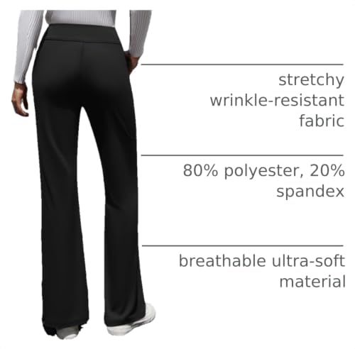 DLOODA Womens High Waist Dress Pants Stretchy Business Casual Work Pants - image 4