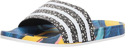 Image of adidas Womens Adilette Slide Casual Sandals Casual - Orange