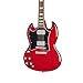 Epiphone Inspired by Gibson SG Standard Lefty, Cherry with Bag