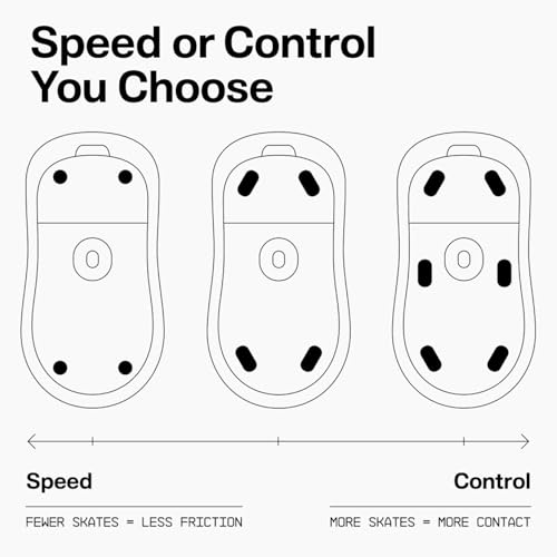 Image of Wallhack PTFE Pill Mouse Skates | Premium Universal Skates for Gaming Mice | Ultra-Smooth Glide on Cloth & Glass Pads | Customize Speed & Control | Fast, Easy to Apply | Yellow