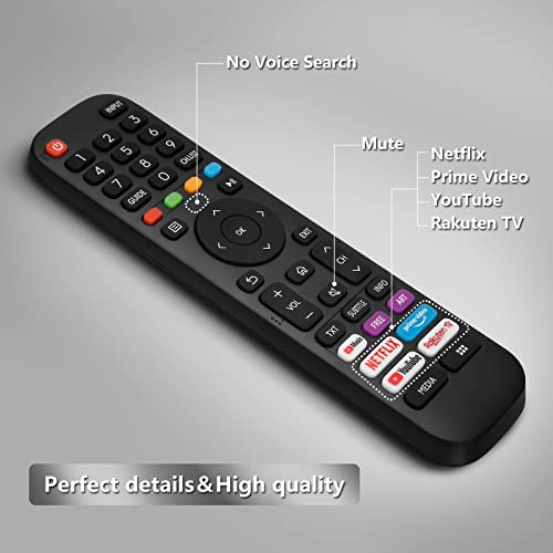 Universal Replacement for Hisense-VIDAA-TV-Remote, New Upgraded Infrared Hisense Remote Control EN2G30H/EN2A30,with Shortcut Buttons - Image 3
