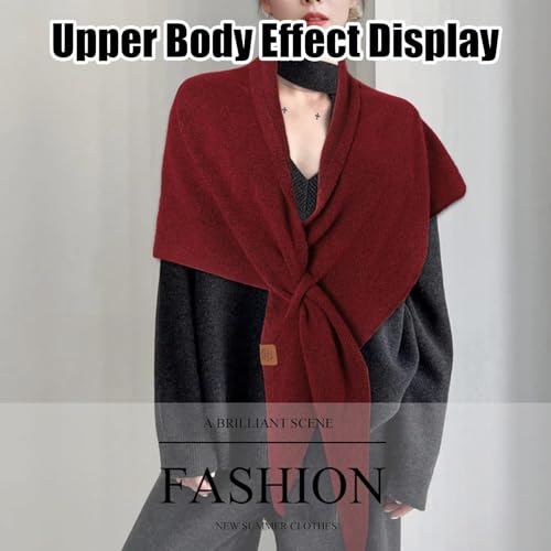 Pashmina Shawl Wraps for Women, Women's Solid Color Wool Blend Shawl, Pashmina Women Knitted Shawls and Wraps2