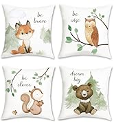 Bonhause 4er Set Kissenbezüge Lavendel 45x45cm - Samtweich Für Sofa & Wohnzimmer