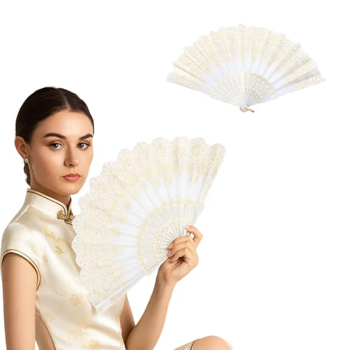 Abanico original con estampado Abanico moderno Ventilador de mano Abanico Plegable, Abanico Chino, Abanicos Elegantes, abanicos boda para invitados, Medidas: 43 x 24 cm