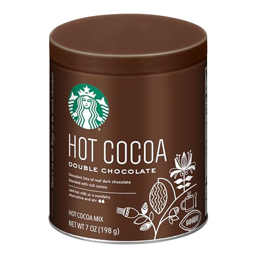 Starbucks Hot Cocoa, Double Chocolate, 7 Ounce (Pack of 1)