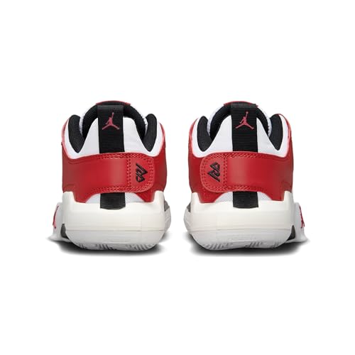 Jordan One Take 5 Big Kids' Shoes (FD2338-160, White/Sail/Black/Gym Red) Size 64