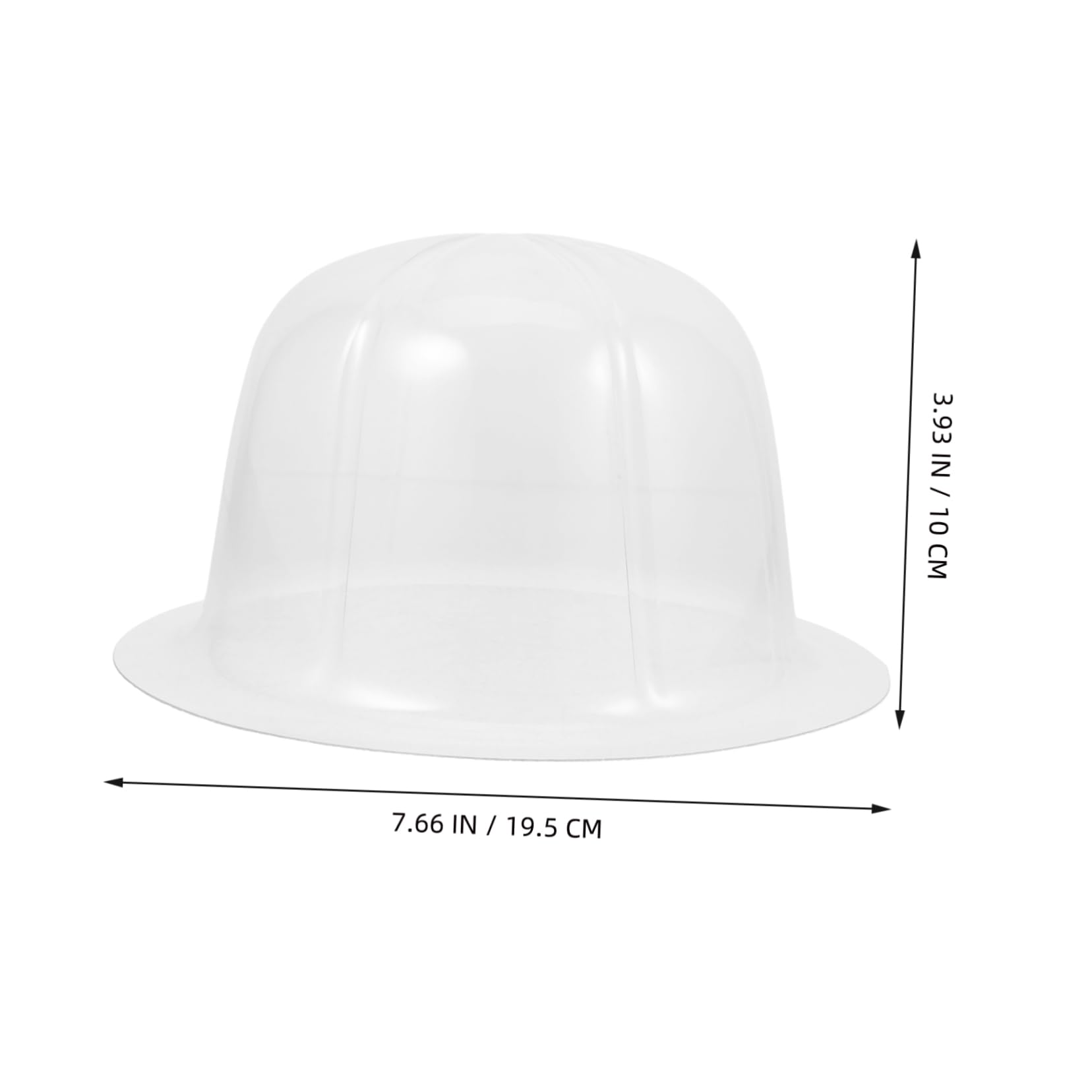 Ciieeo 10Pcs Baseball Cap Display Case Clear Hat Protector Holder for Organizing Baseball Caps Space Saving Storage for Home Travel Hat Support Insert