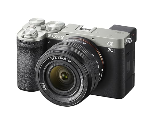Sony Alpha 7C II Vollformat Systemkamera mit 28–60mm Objektiv – 33 MP, Echtzeit-Autofokus, 10 B/s, 4K Video, neigbarer Touchscreen, kompakt & leicht (Silber/schwarz) – Bild 3