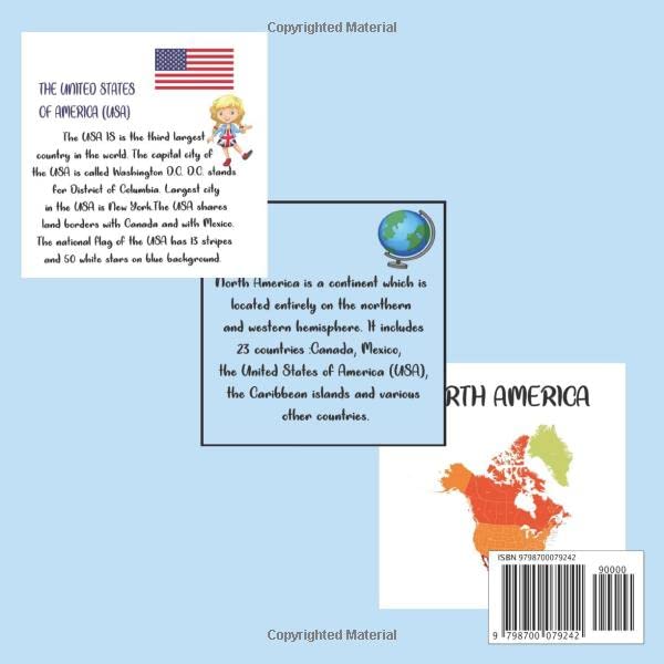 World Continents and Their Countries for Kids: Colorful Educational and Entertaining Book for Children Helping to Explore Continents and Countries. - Image 2
