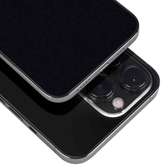 Vista 58 de Skinit Calcomanía para iPhone 14 Pro Max, diseño oficial de Dragon Ball Z Goku Iconic Kanji Symbol Naranja