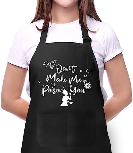 Funny Aprons for Women with Pockets for Baking Cooking,Cute Birthday Christmas Gifts for Mom Wife Friends Sister