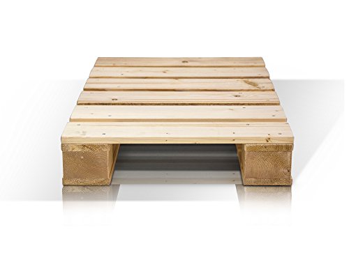 PALETTI Couchtisch Massivholztisch Palettentisch Beistelltisch Tisch aus Paletten in 60×90 cm natur, natur - 3