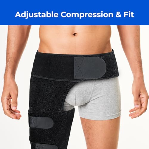 hip brace sciatica pain relief devices hip brace for women men hips pain relief thigh compression sleeve sciatic nerve braces suitable for sciatic nerve groin thigh hamstring